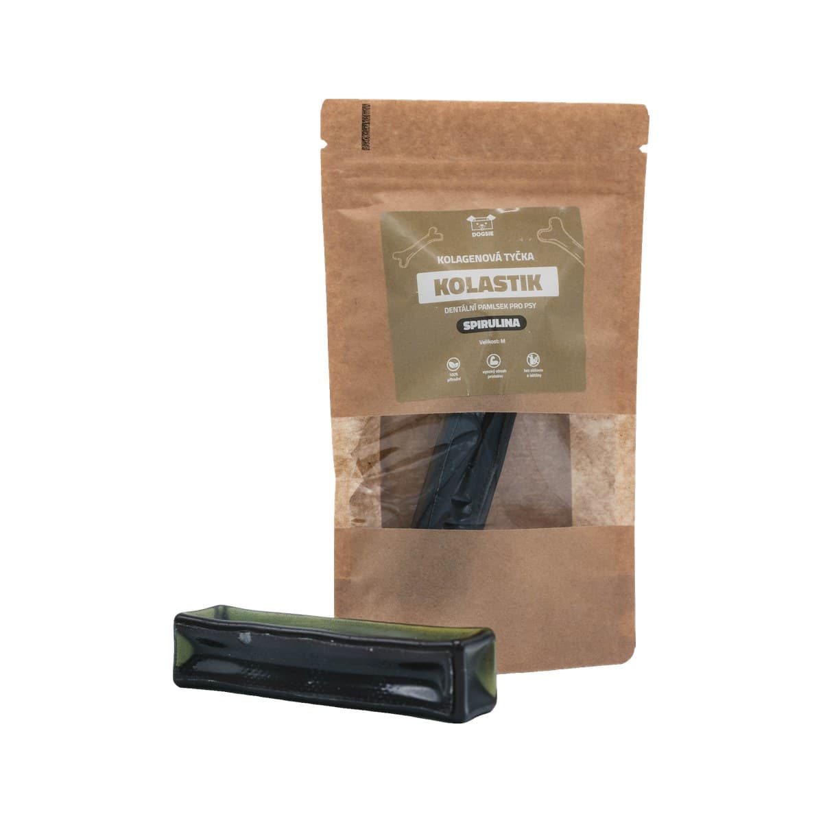 Kolastik Spirulina M — doypack a tyčka