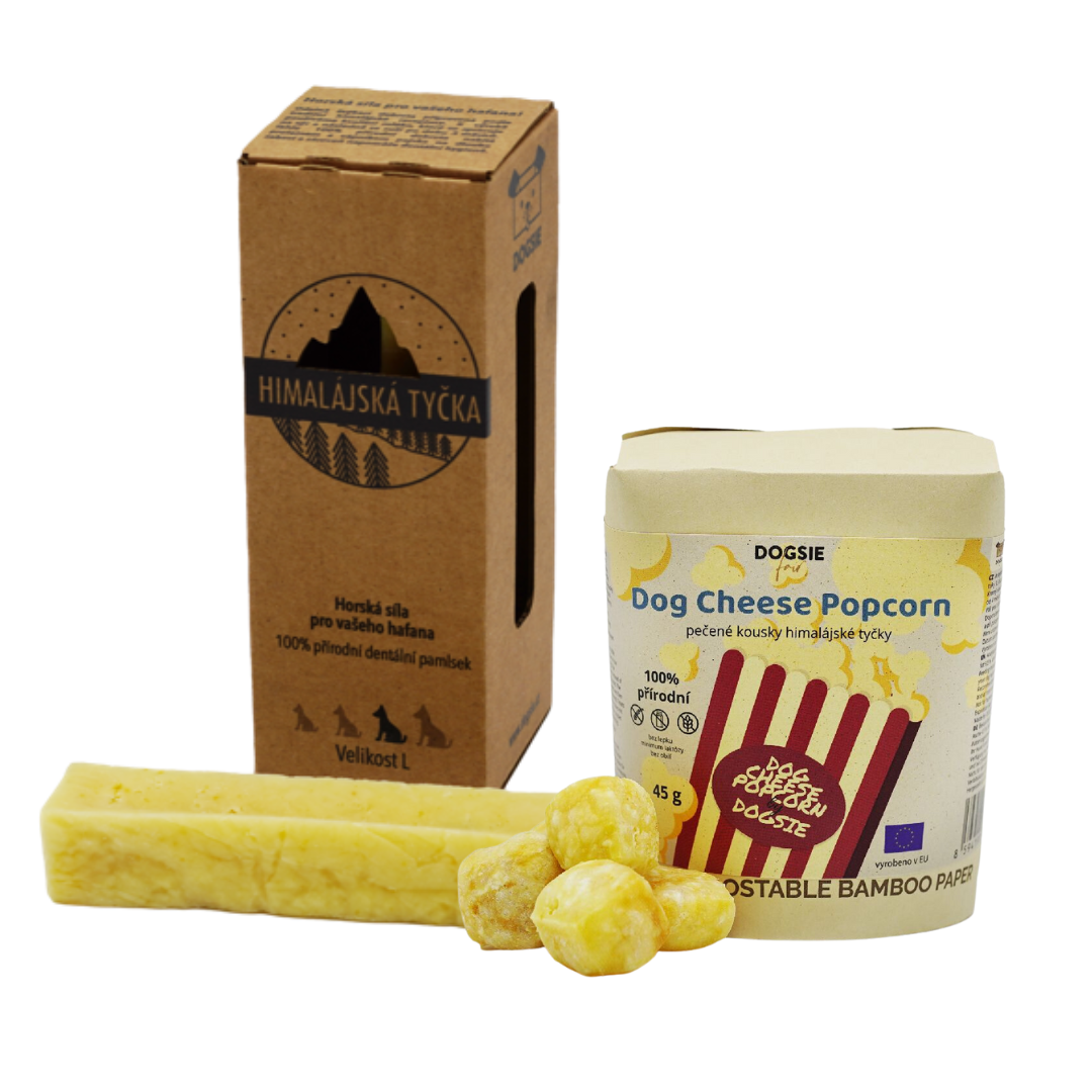 Himalájské kombo: Himalájská tyčka + Popcorn