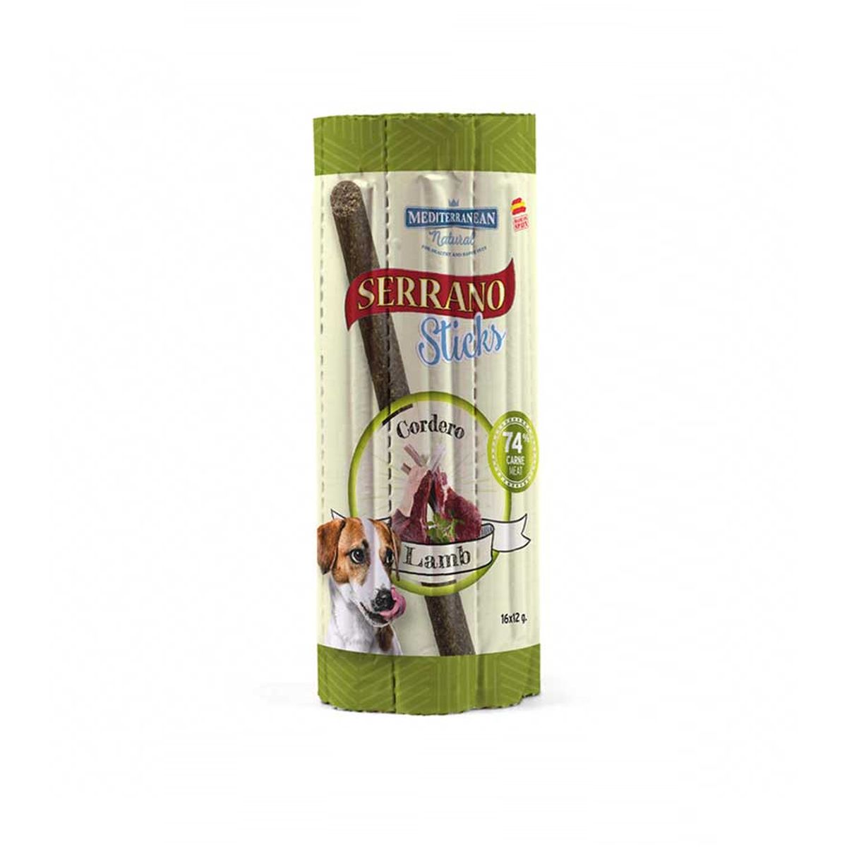 Pamlsek pro psy - Serrano Sticks - jehněčí tyčinky 16 ks