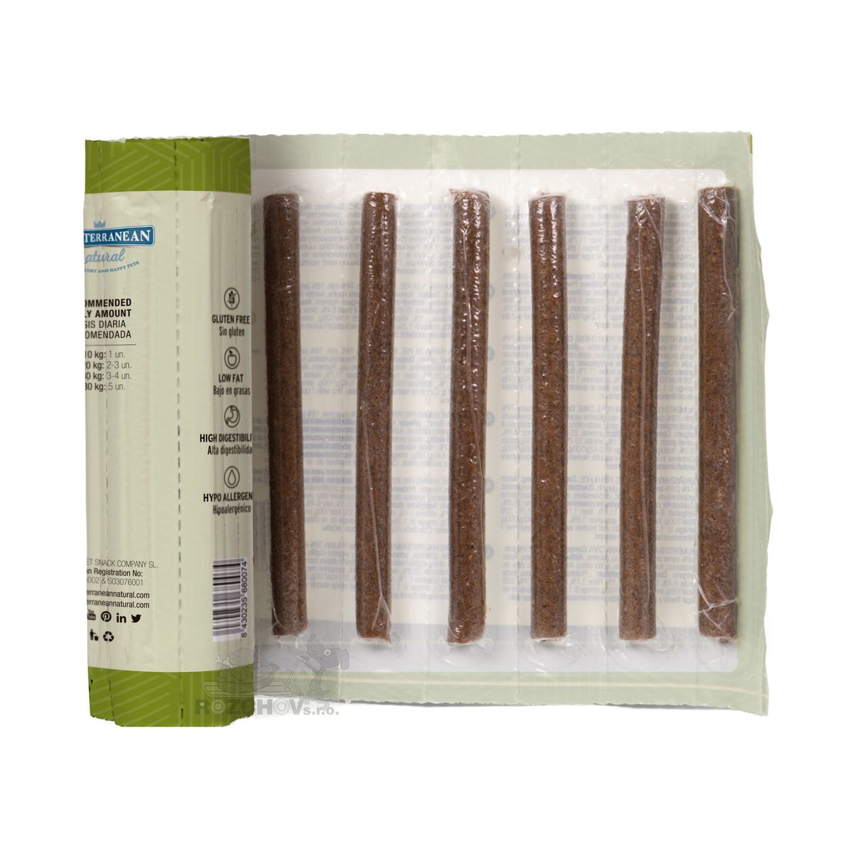 Pamlsek pro psy - Serrano Sticks - jehněčí tyčinky 16 ks — fotka 2 z 2